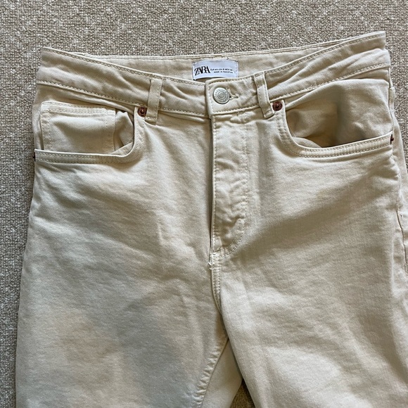 Zara Denim - Zara cream jeans